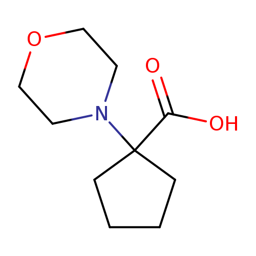 1-(morpholin-4-yl)cyclopentane-1-carboxylic acid