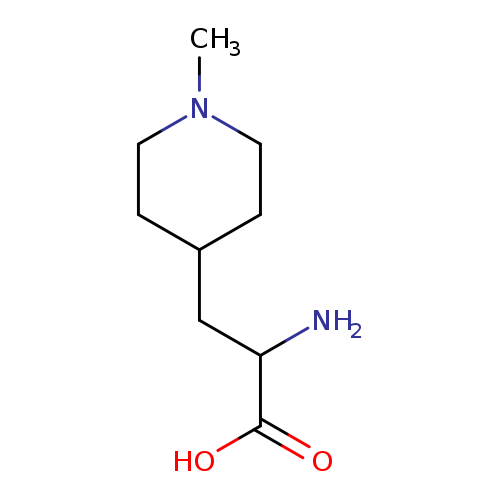 2-amino-3-(1-methylpiperidin-4-yl)propanoic acid