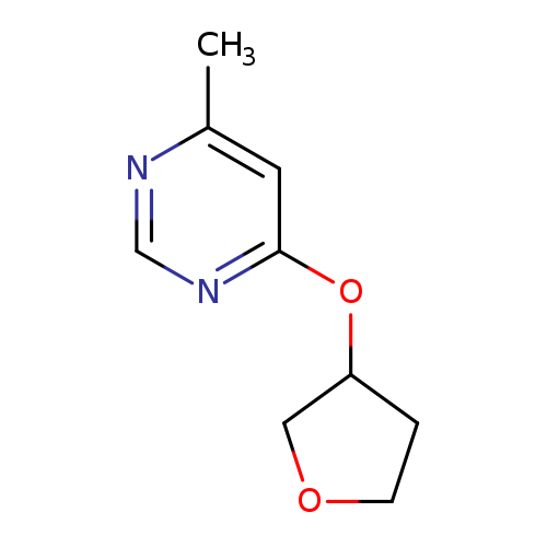 4-methyl-6-(oxolan-3-yloxy)pyrimidine