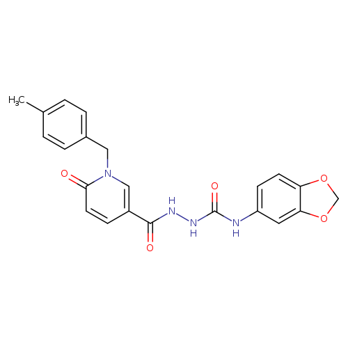 N-{[(2H-1,3-benzodioxol-5-yl)carbamoyl]amino}-1-[(4-methylphenyl)methyl]-6-oxo-1,6-dihydropyridine-3-carboxamide