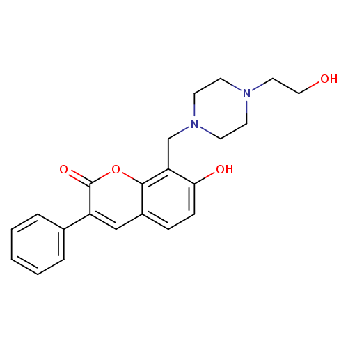 7-hydroxy-8-{[4-(2-hydroxyethyl)piperazin-1-yl]methyl}-3-phenyl-2H-chromen-2-one