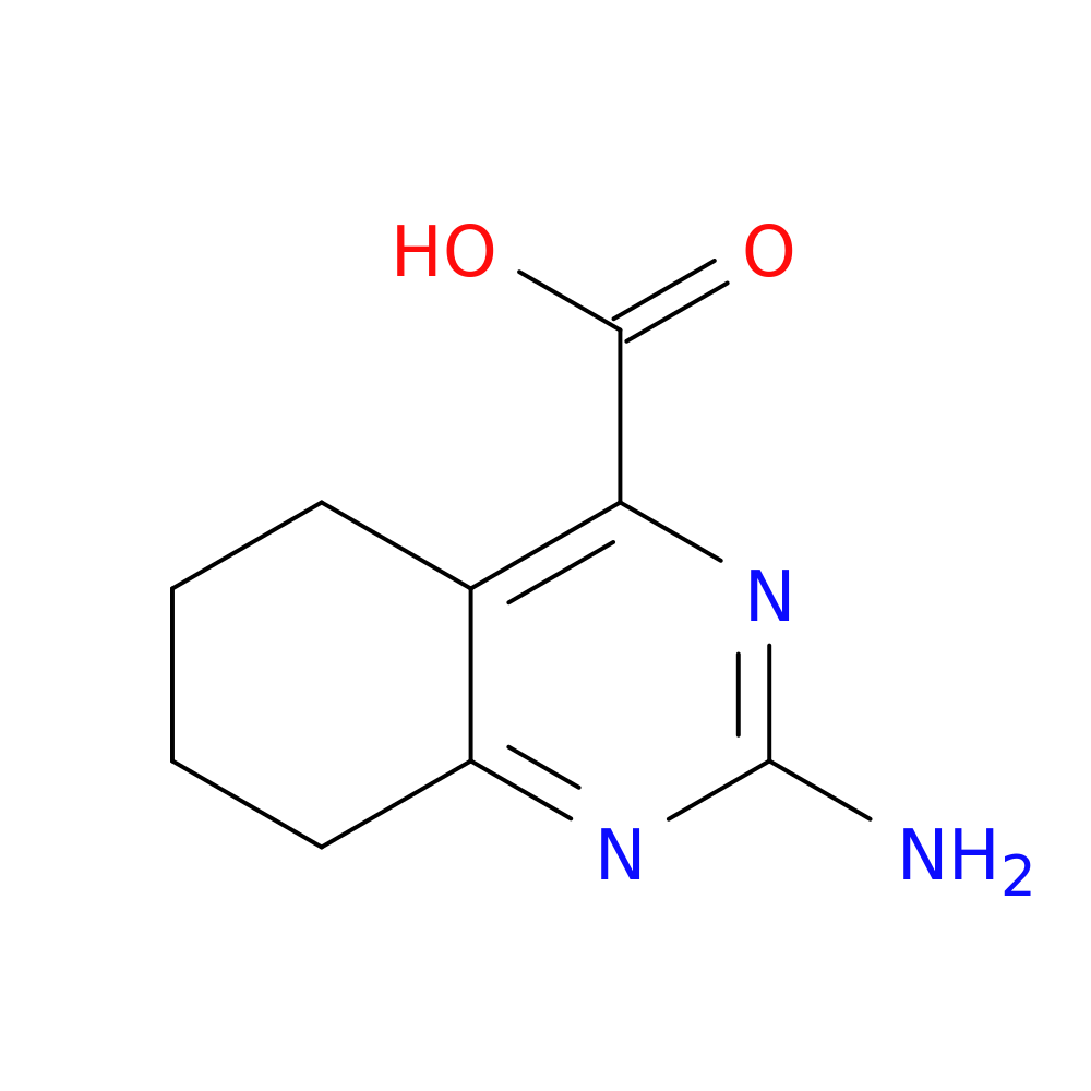 2-Amino-5,6,7,8-tetrahydro-4-quinazolinecarboxylic acid