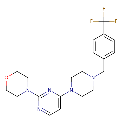 4-[4-(4-{[4-(trifluoromethyl)phenyl]methyl}piperazin-1-yl)pyrimidin-2-yl]morpholine