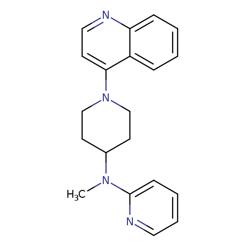 N-methyl-N-[1-(quinolin-4-yl)piperidin-4-yl]pyridin-2-amine