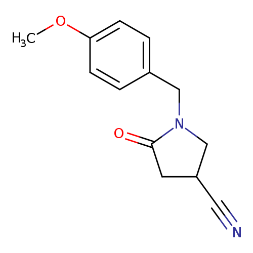 1-(4-Methoxybenzyl)-5-oxopyrrolidine-3-carbonitrile