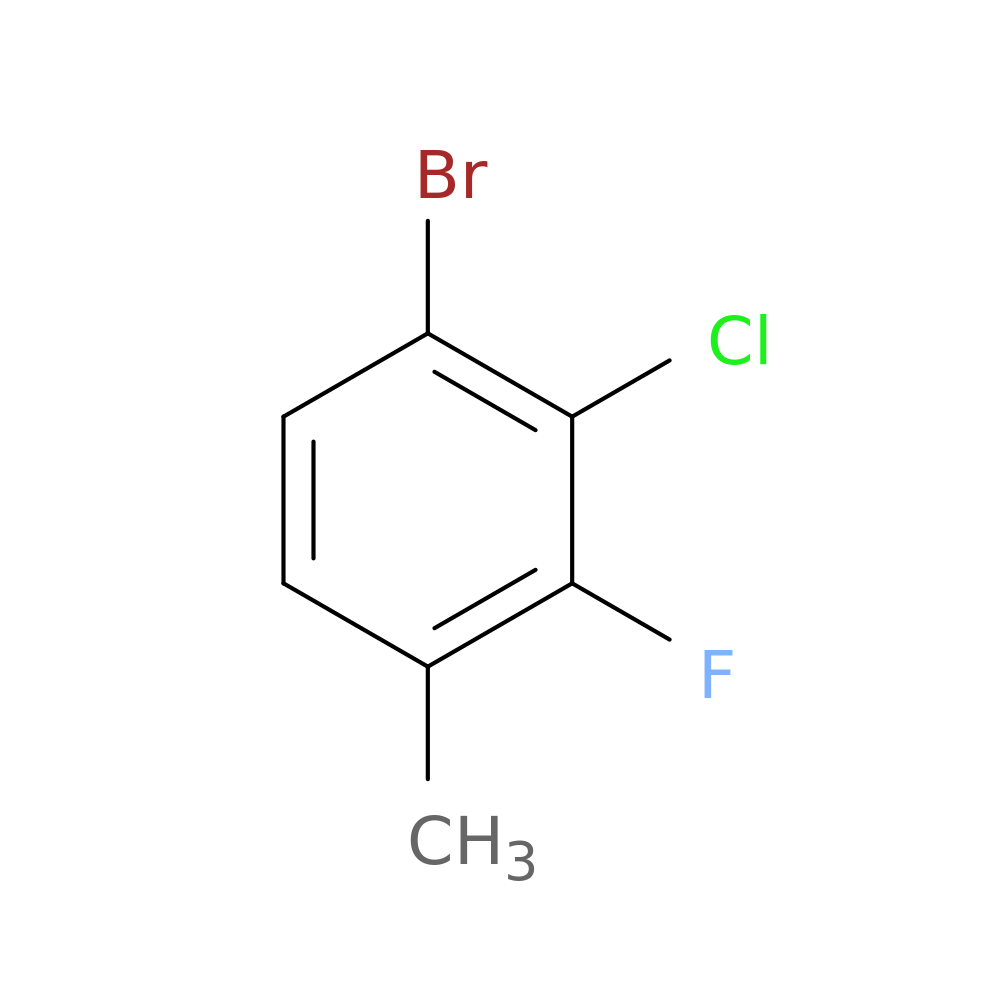1-Bromo-2-chloro-3-fluoro-4-methylbenzene