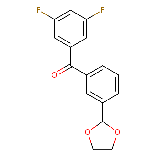 3,5-Difluoro-3'-(1,3-dioxolan-2-yl)benzophenone