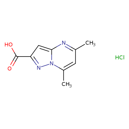 5,7-dimethylpyrazolo[1,5-a]pyrimidine-2-carboxylic acid hydrochloride