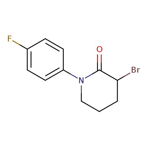 3-bromo-1-(4-fluorophenyl)piperidin-2-one