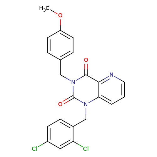 1-[(2,4-dichlorophenyl)methyl]-3-[(4-methoxyphenyl)methyl]-1H,2H,3H,4H-pyrido[3,2-d]pyrimidine-2,4-dione