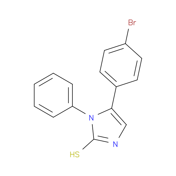 5-(4-Bromophenyl)-1-phenyl-1H-imidazole-2-thiol