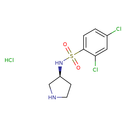 2,4-Dichloro-N-(S)-pyrrolidin-3-yl-benzenesulfonamide hydrochloride