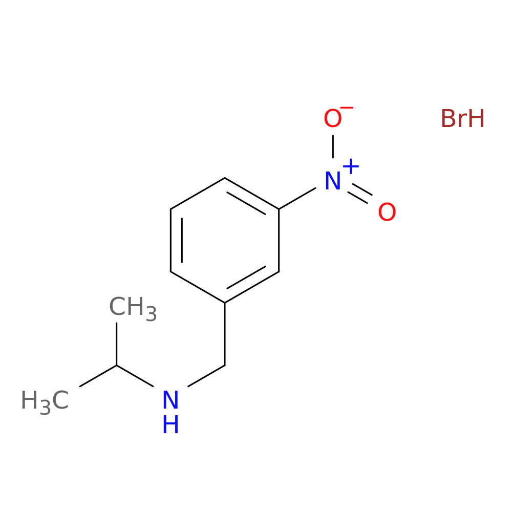 N-(3-nitrobenzyl)-2-propanamine hydrobromide