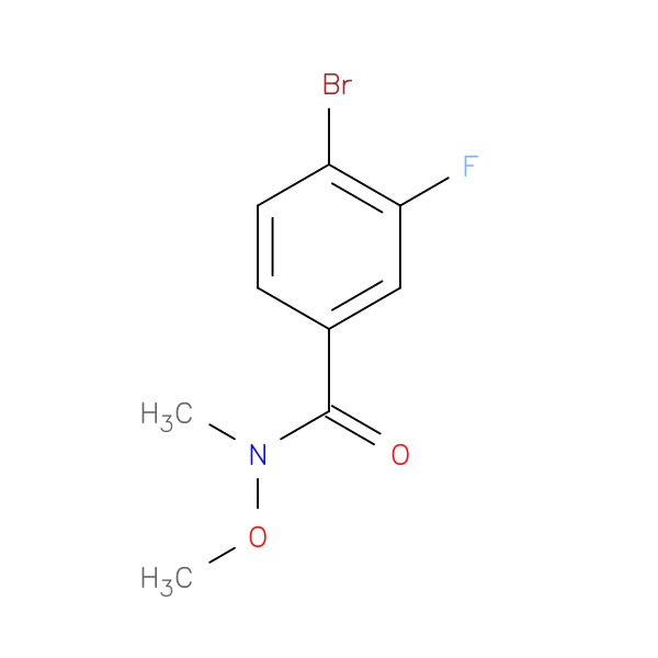 4-Bromo-3-fluoro-N-methoxy-N-methyl-benzamide