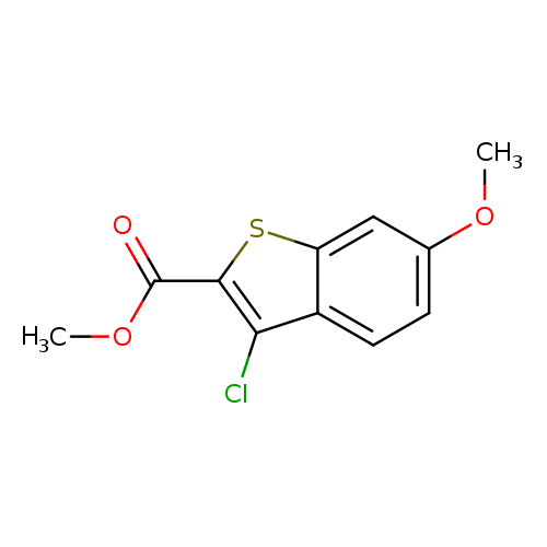 Benzo[b]thiophene-2-carboxylic acid, 3-chloro-6-methoxy-, methyl ester