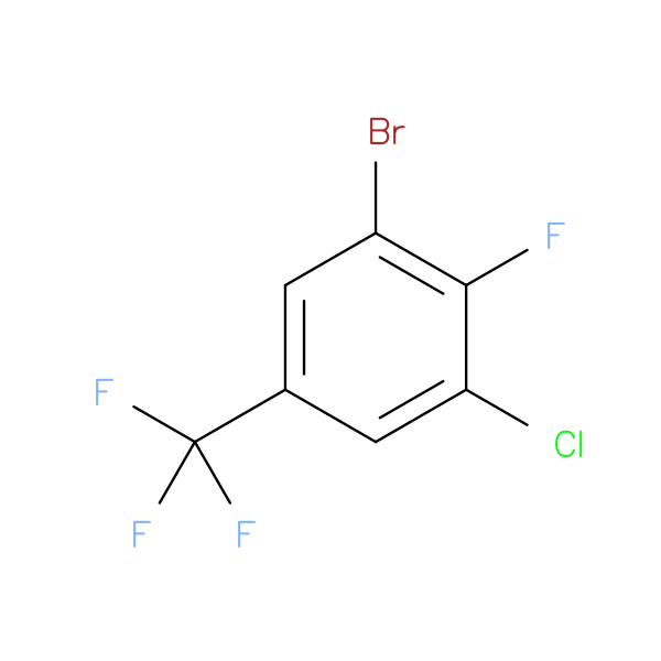 Benzene, 1-bromo-3-chloro-2-fluoro-5-(trifluoromethyl)-