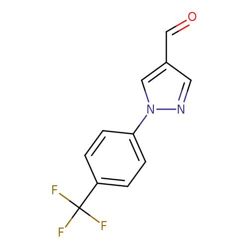1-[4-(trifluoromethyl)phenyl]-1H-pyrazole-4-carbaldehyde