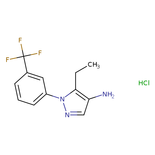 5-Ethyl-1-[3-(trifluoromethyl)phenyl]-1h-pyrazol-4-amine hydrochloride
