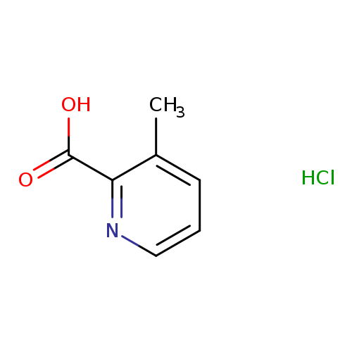 2-Pyridinecarboxylic acid, 3-methyl-, hydrochloride (1:1)