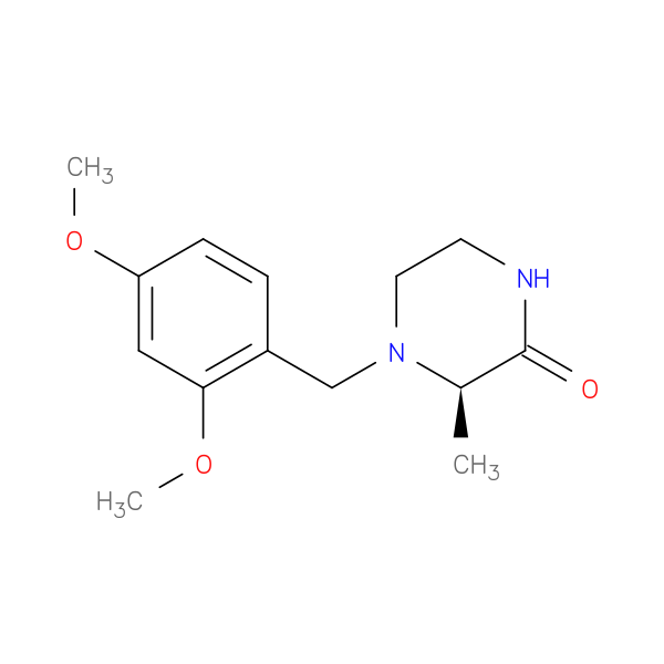 (R)-4-(2,4-Dimethoxybenzyl)-3-methylpiperazin-2-one