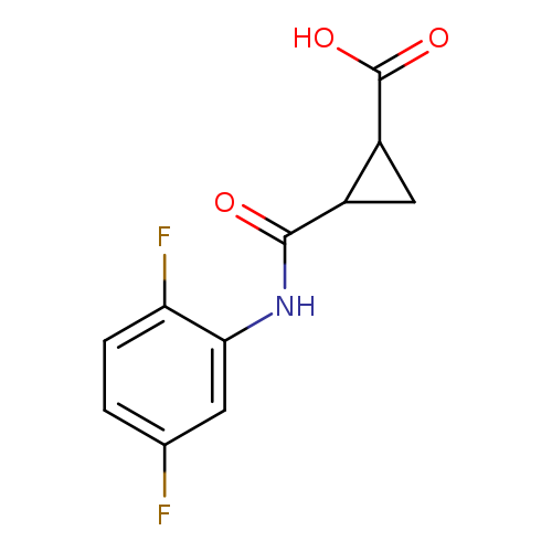 2-[(2,5-difluorophenyl)carbamoyl]cyclopropane-1-carboxylic acid