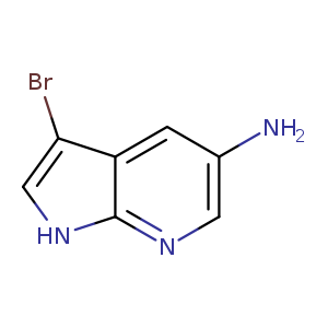 1H-Pyrrolo[2,3-b]pyridin-5-amine, 3-bromo-