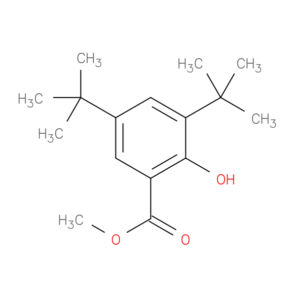 Benzoic acid, 3,5-bis(1,1-dimethylethyl)-2-hydroxy-, methyl ester