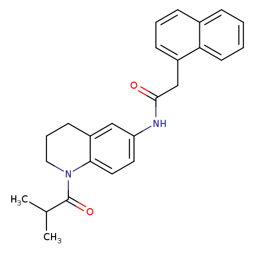 N-[1-(2-methylpropanoyl)-1,2,3,4-tetrahydroquinolin-6-yl]-2-(naphthalen-1-yl)acetamide