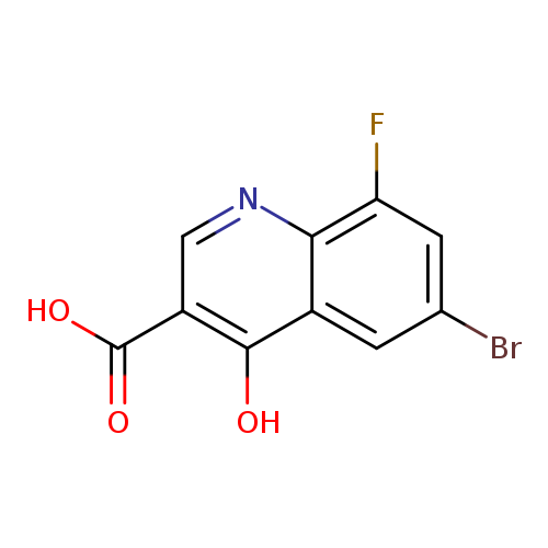 6-Bromo-8-fluoro-4-hydroxyquinoline-3-carboxylic acid
