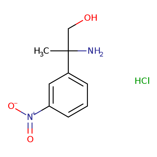 2-amino-2-(3-nitrophenyl)propan-1-ol hydrochloride