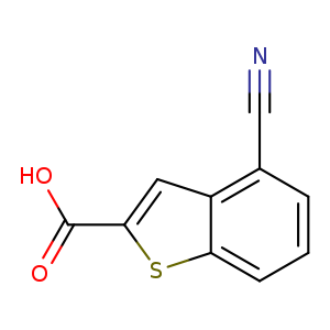 4-cyano-1-benzothiophene-2-carboxylic acid