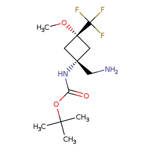 rac-tert-butylN-[(1s,3s)-1-(aminomethyl)-3-methoxy-3-(trifluoromethyl)cyclobutyl]carbamate