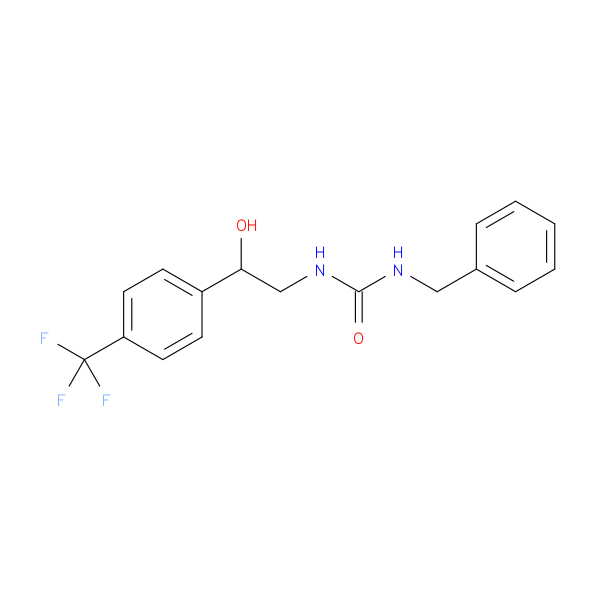 1-benzyl-3-{2-hydroxy-2-[4-(trifluoromethyl)phenyl]ethyl}urea