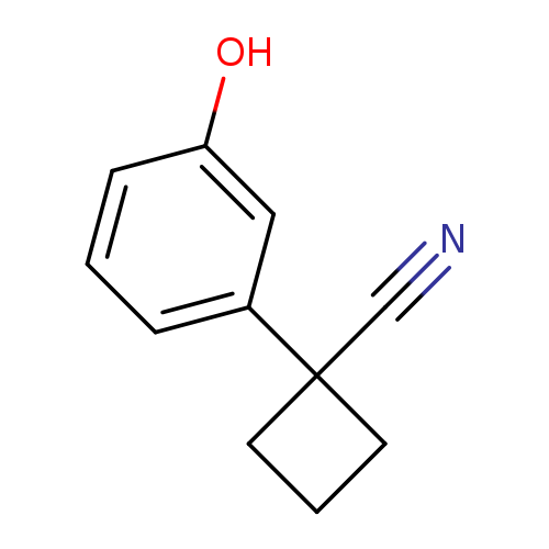 1-(3-hydroxyphenyl)cyclobutane-1-carbonitrile