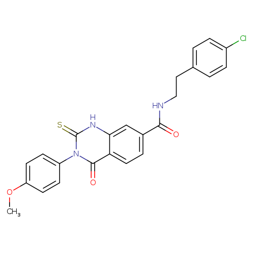 N-[2-(4-chlorophenyl)ethyl]-3-(4-methoxyphenyl)-4-oxo-2-sulfanylidene-1,2,3,4-tetrahydroquinazoline-7-carboxamide