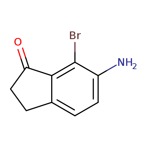 6-Amino-7-bromo-2,3-dihydro-1H-inden-1-one