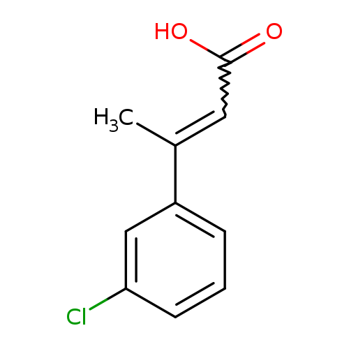3-(3-chlorophenyl)but-2-enoic acid