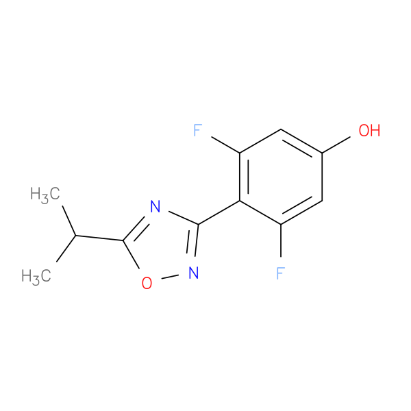 3,5-Difluoro-4-(5-isopropyl-1,2,4-oxadiazol-3-yl)phenol