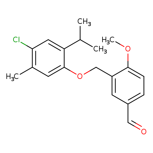 3-((4-Chloro-2-isopropyl-5-methylphenoxy)methyl)-4-methoxybenzaldehyde