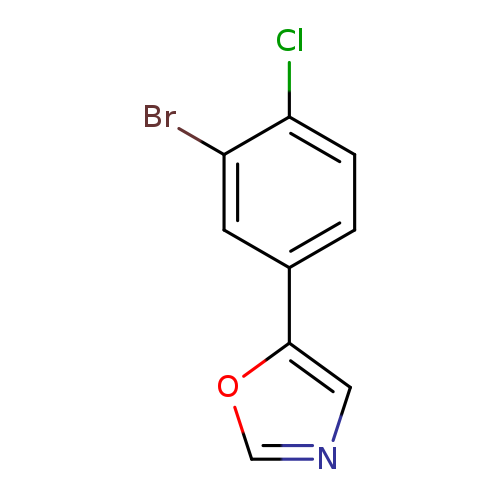 5-(3-Bromo-4-chlorophenyl)-1,3-oxazole