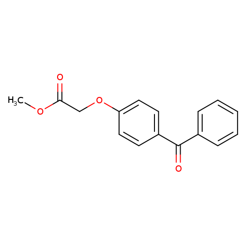 Acetic acid, (4-benzoylphenoxy)-, methyl ester