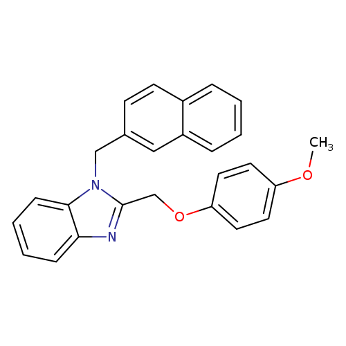 2-[(4-methoxyphenoxy)methyl]-1-[(naphthalen-2-yl)methyl]-1H-1,3-benzodiazole