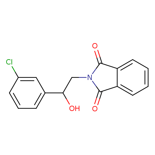 2-[2-(3-Chlorophenyl)-2-hydroxy-ethyl]isoindoline-1,3-dione