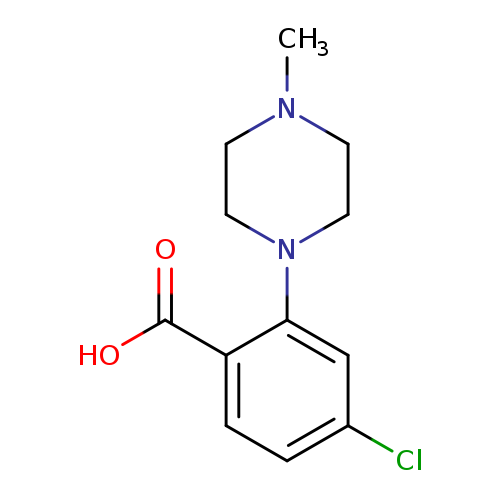 Benzoic acid, 4-chloro-2-(4-methyl-1-piperazinyl)-