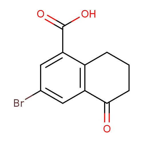 1-Naphthalenecarboxylic acid, 3-bromo-5,6,7,8-tetrahydro-5-oxo-