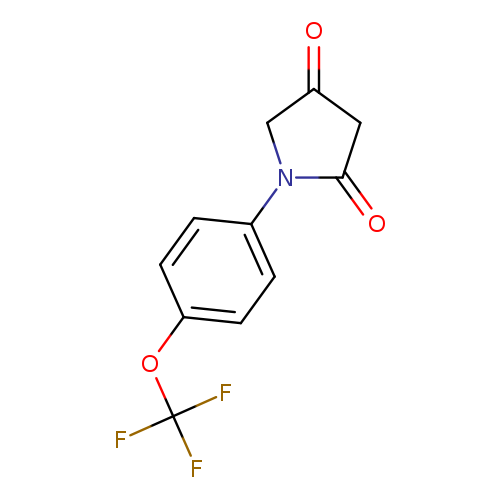 1-[4-(trifluoromethoxy)phenyl]pyrrolidine-2,4-dione