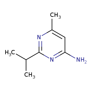 4-Pyrimidinamine,6-methyl-2-(1-methylethyl)-(9CI)