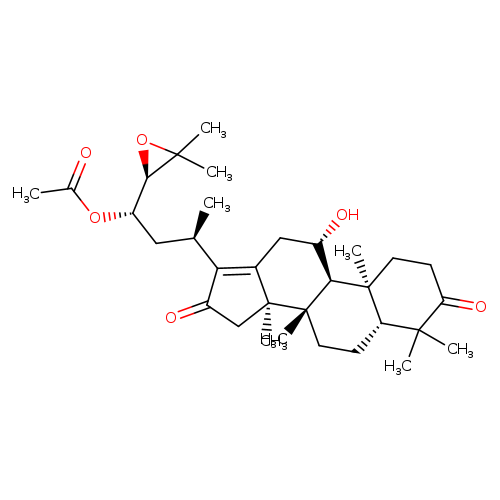(8α,9β,11β,14β,23S,24R)-23-(Acetyloxy)-24,25-epoxy-11-hydroxydammar-13(17)-ene-3,16-dione