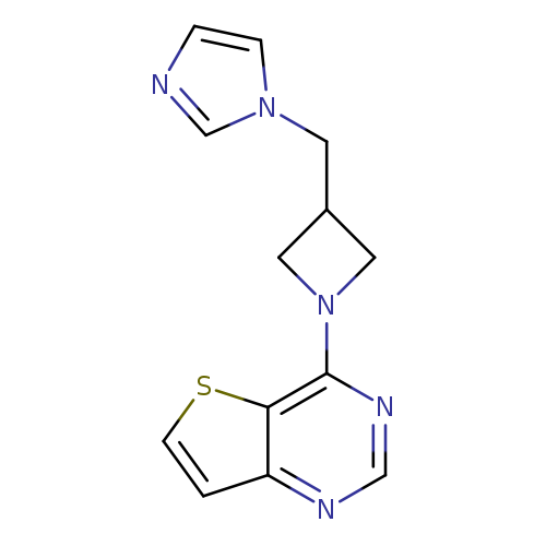 1-[(1-{thieno[3,2-d]pyrimidin-4-yl}azetidin-3-yl)methyl]-1H-imidazole