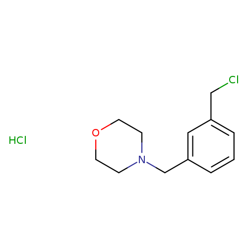 4-{[3-(chloromethyl)phenyl]methyl}morpholine hydrochloride